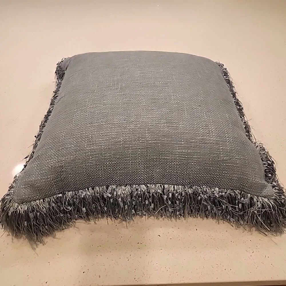Pier 1 Blue Throw Pillow 18x18